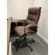 Calgary Brown Leather Faced Office Chair